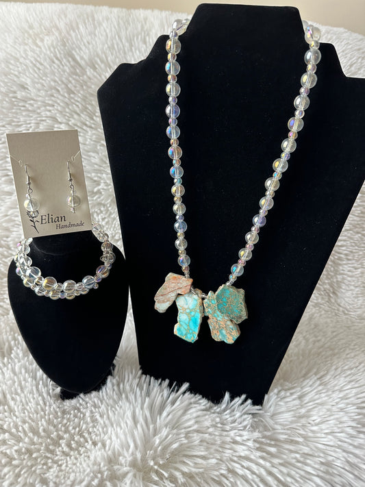 Water and Sand Jewelry Set